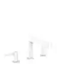 Hansgrohe-HG-3-Loch-Waschtischarmatur-110-Finoris-mit-Push-Open-Ablaufgarnitur-mattweiss-76033700 gallery number 1